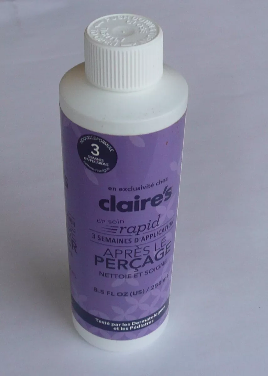 Claires 3 Week Rapid Piercing Aftercare Spray Hypochlorous