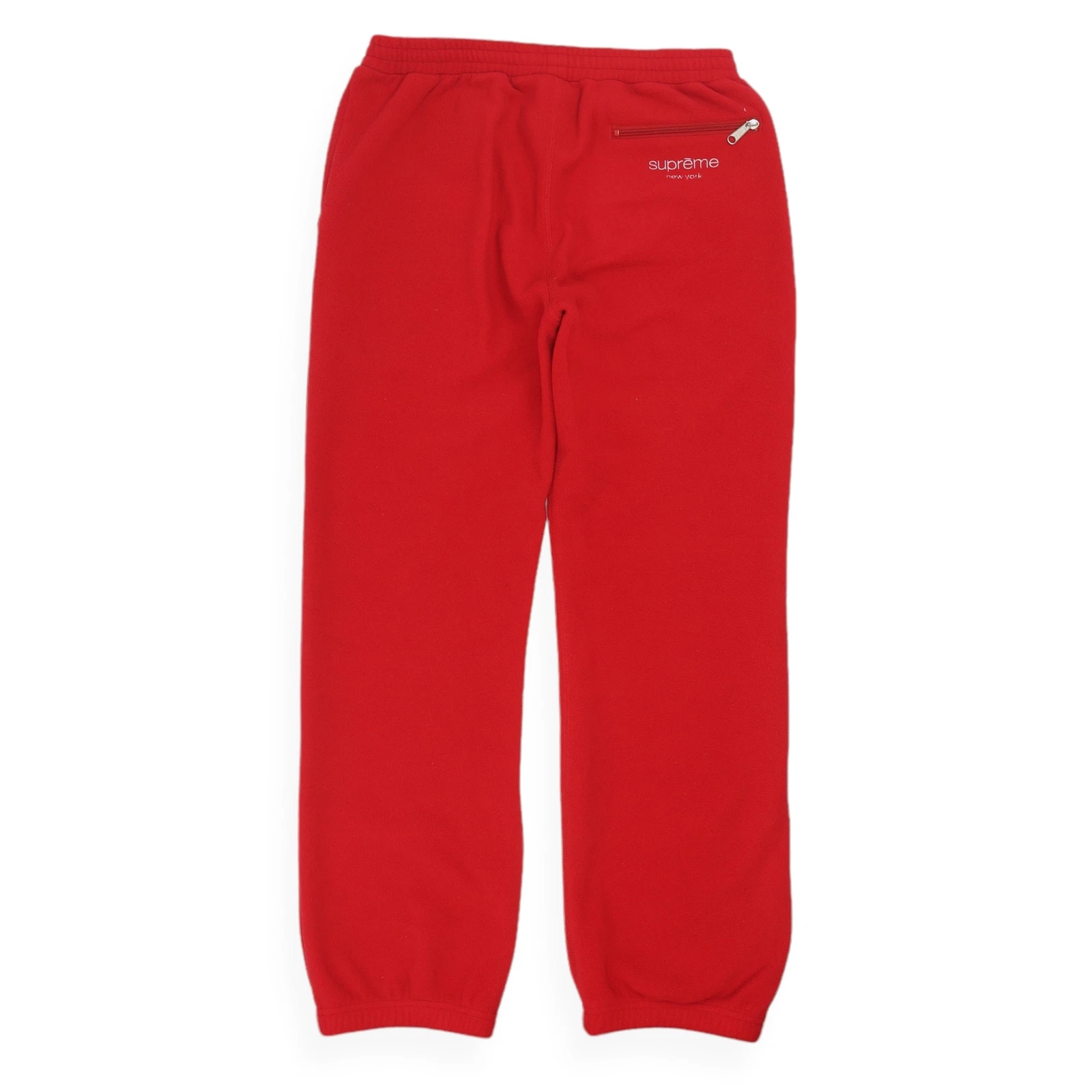 Pantalon pantalon Supreme New York Polartec taille L rouge