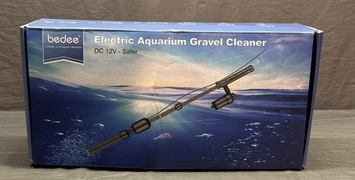 Open Box‼️ Bedee Electric Aquarium Gravel Cleaner. Black.