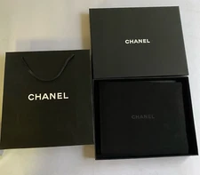 CHANEL Box Empty Pendant Gift Box 10” X10” X 1.8”  Pouch With Shopping Bag