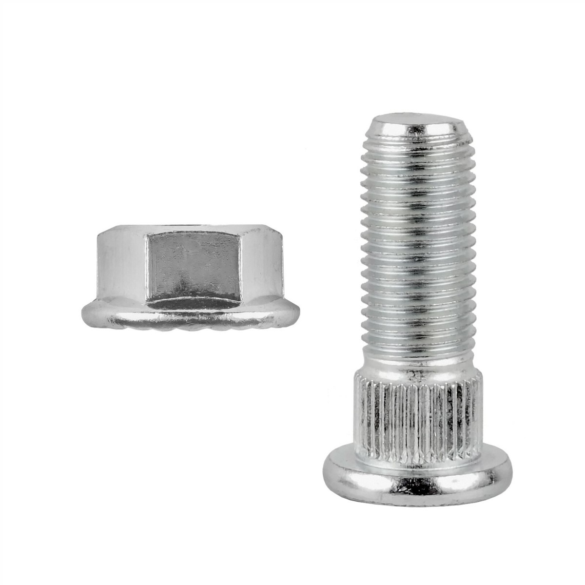 Kit Dado E Perno Ruota 3/8 Per Polaris ATV/UTV &ndash; Caltric Zincato (7515513)