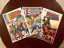 Squadron Supreme #4 #10 (1985) & #1 (2007) 1st Haywire 1st Thermite 1st Moonglow