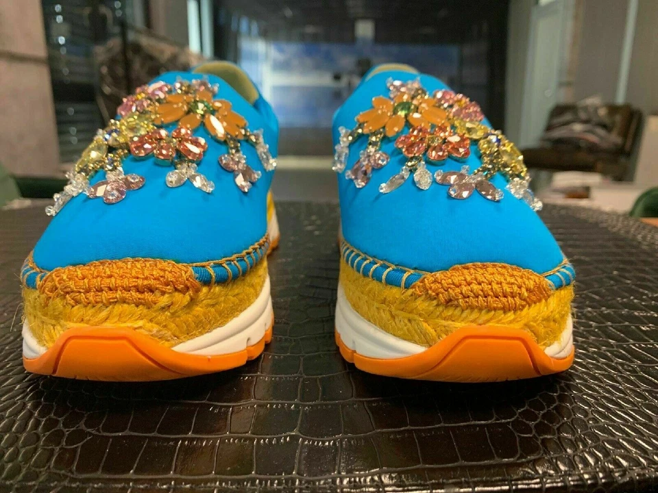 DOLCE GABBANA SLIPPERS MOKASSINS TRAINERS SHOES TURNSCHUHE SCHUHE SNEAKERS 35 