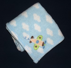 airplane baby blanket