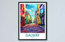Galway Print Galway Home Decor Galway Square Art Print Galway Wall Art for Irela