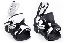2026 Nidecker FLOW Alpha White and Black Snowboard Bindings XL NEW