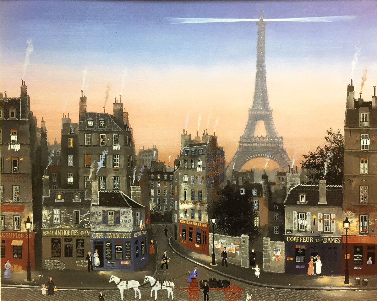 □ドラクロワ（Michel Delacroix） 【エッフェル塔の光】 シルク