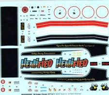 1968 Dodge Charger RT 1/25 Decal Sheet 440 Magnum 426 Hemi Emblems Stripes Sweet