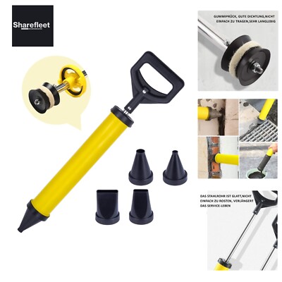 VAZILLIO Fugenpistole für Mörtel DIY Mörtelspritze Handmörtelpumpe beton spri...