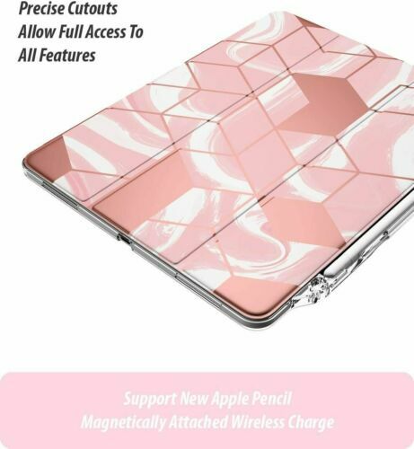 Popshine Marble Lite Smart Case For iPad Pro 11 (2020/2018) Tablet Cover Pink - Picture 7 of 7