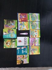 7 LeapFrog Consonants Short Vowels, a,e,i,o,u plus 6 more books and pen read