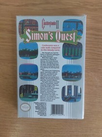 Castlevania 2 Simon's quest raro cartucho de 8 bits de los años 90 como nuevo