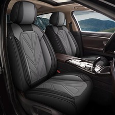 Full Set Car Seat Covers Fit For Nissan Rogue 2010-2025 Faux Leather Waterproof