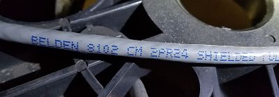 Belden 8102 24/2P Twist Pair Shield 100Ohm Datalene Computer/Control Cable/10ft