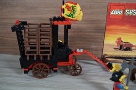 Lego Castle: 6056 Dragon Wagon - 99.9% Complete w/ instructions (no box) read