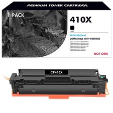 1PK CF410X Black Toner Compatible with HP 410X LaserJet Pro M452dn M452dw M377dw