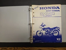 1983 Honda CX650 Turbo Service Manual Repair Shop Factory Original OEM 