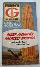 Vintage Funk’s G-Hybrid Corn Data Notebook 21st Edition Farming Pocket Book