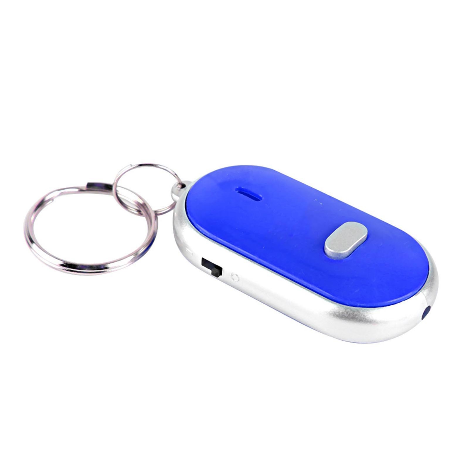 (Blue)Key Finder Voice Control Anti-Lost Device Key Finder With Whistle For Pet.