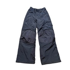 Slalom Black Ski Snow Pants Boys Girls Youth Size Medium Insulated Waterproof