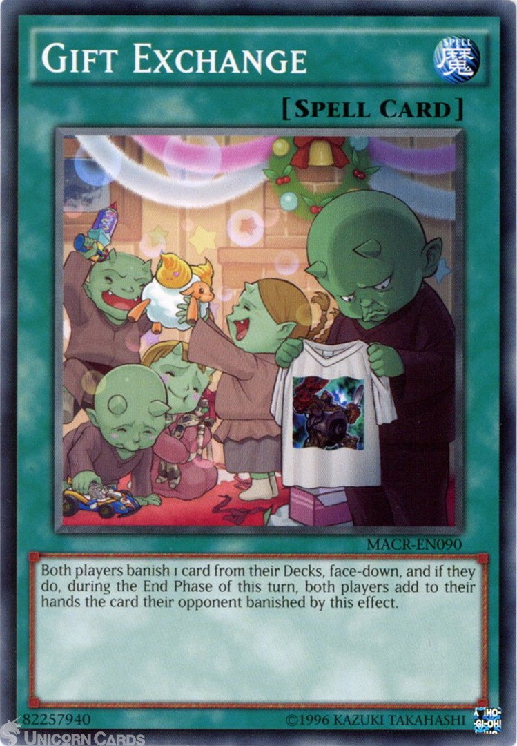 MACR-EN090 Gift Exchange Common UNL Edition Mint Yu-Gi-Oh! Card