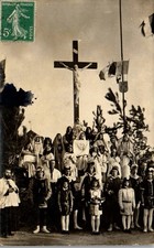 45 CLERY SAINT ANDRE - PHOTO CARD - ceremony at the cross