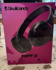 Skullcandy Riff 2 On-Ear Wireless Headphones Black Brand New In Sealed Box