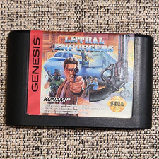 Konami Lethal Enforcers Sega Genesis Video Game Cartridge 1993 NTSC-U/C