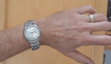 Rolex Oyster Perpetual SS Men's Watch SEMI BUBBLEBACK 6103, 78350 Bracelet 1954 6