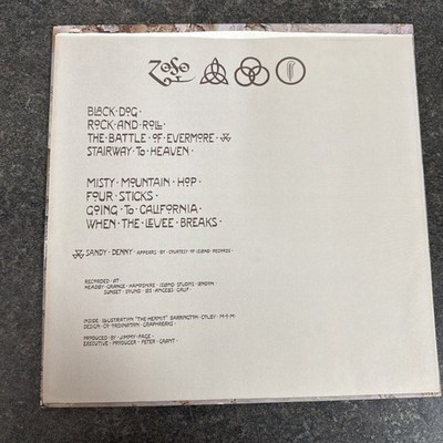 LED Zeppelin IV 1971 Vintage Vinyl Record SD19129 | eBay