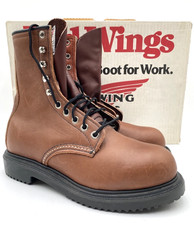 Red Wing Shoes 04412 Men's NEW Work Boots Brown Multiple Sizes