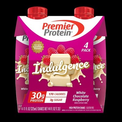 Premier Protein Indulgence Protein Shake White Chocolate Raspberry 30g Protein