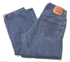 Vintage Levis 565 Boy's 10 Slim Wide Leg Stonewash Distressed Jeans 23x25 78860