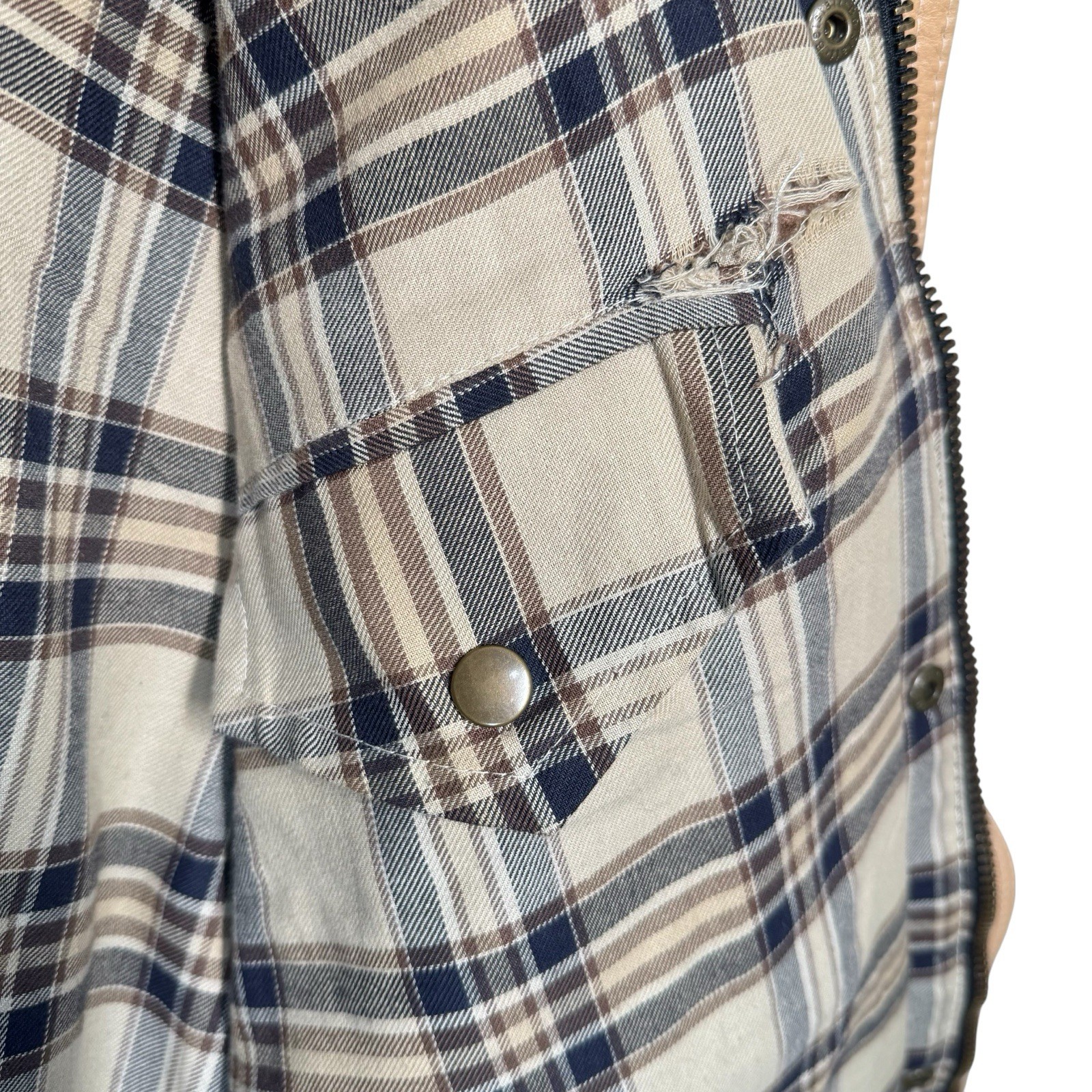 Belstaff Panther Leather Biker Jacket Medium Beige Vintage Malenotti Belted 00s thumbnail 22