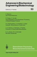Downstream Processing Biosurfactants Carotenoids, Armin Fiechter