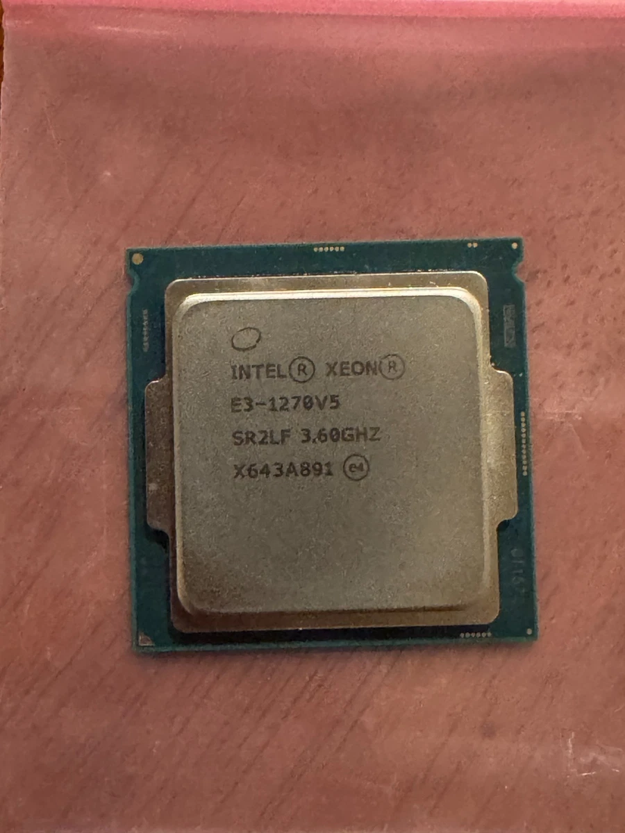 Intel Computer Intel Xeon E3-1270 V5 Processor Model Processors