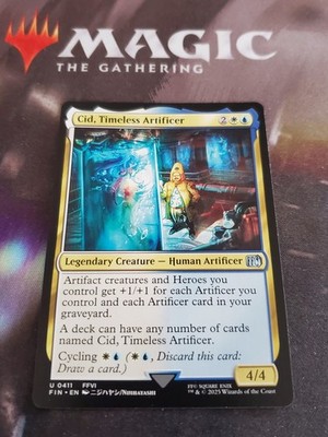 Mtg. Cid, Timeless Artificer. (0411) Final Fantasy. Pack Fresh 