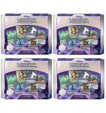 x4 Disney Lorcana Rise Of The Floodborn D 100 Collector Sealed Brand New Boxes 