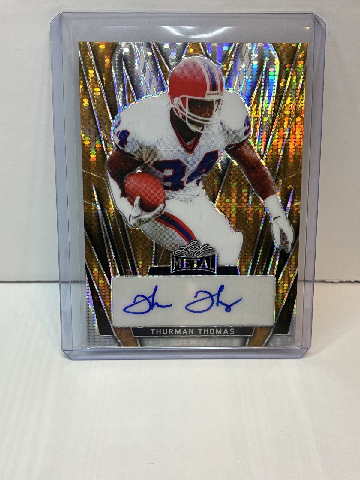2024 Leaf Metal - Autographs Thurman Thomas #BA-TT1  /1 (AU)