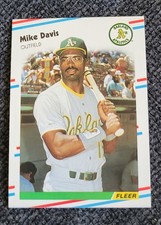 MIKE DAVIS - 1988 Fleer #277  **MINT**  FREE SHIP & RETURN!