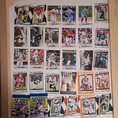 Panini Topps Score Rookies & Stars 2022 NFL MLB Rookie Card Lot 28 Cards #3