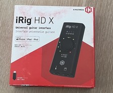 IK Multimedia iRig HD X Universal Guitar/Livestreaming Audio Interface Open Box