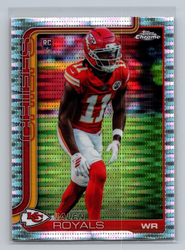 2025 Topps Chrome #337 Jalen Royals Pulsar Refractor
