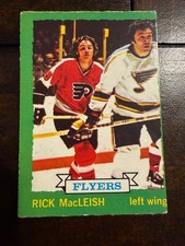 1973-74 Rick MacLeish O-Pee-Chee hockey card #146 - Philadelphia Flyers
