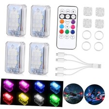 2026 Upgraded 11LEDs Wireless LED Strobe Lights, Ultra Bright 8 Colors