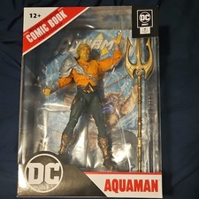 McFarlane Toys Aquaman Page Punchers Action Figure Comic Book Trident Boxed