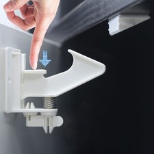 10 Pack Cabinet Locks for Babies Child Safety Latches - 3.5 Inches Longer Bab...