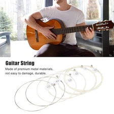 6Pcs Guitar String Ball End Metal Bass Strings Instrument Accessory