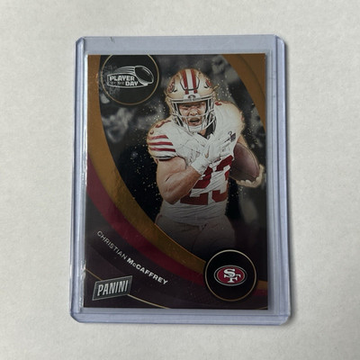Panini 2024 Player of the Day Christian McCaffrey #12 49ers Orange 176/199