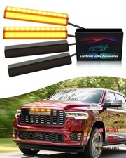 LED Grill Lights for Dodge Ram 2025 2024-2019 Grille Raptor Lights Ram Yellow
